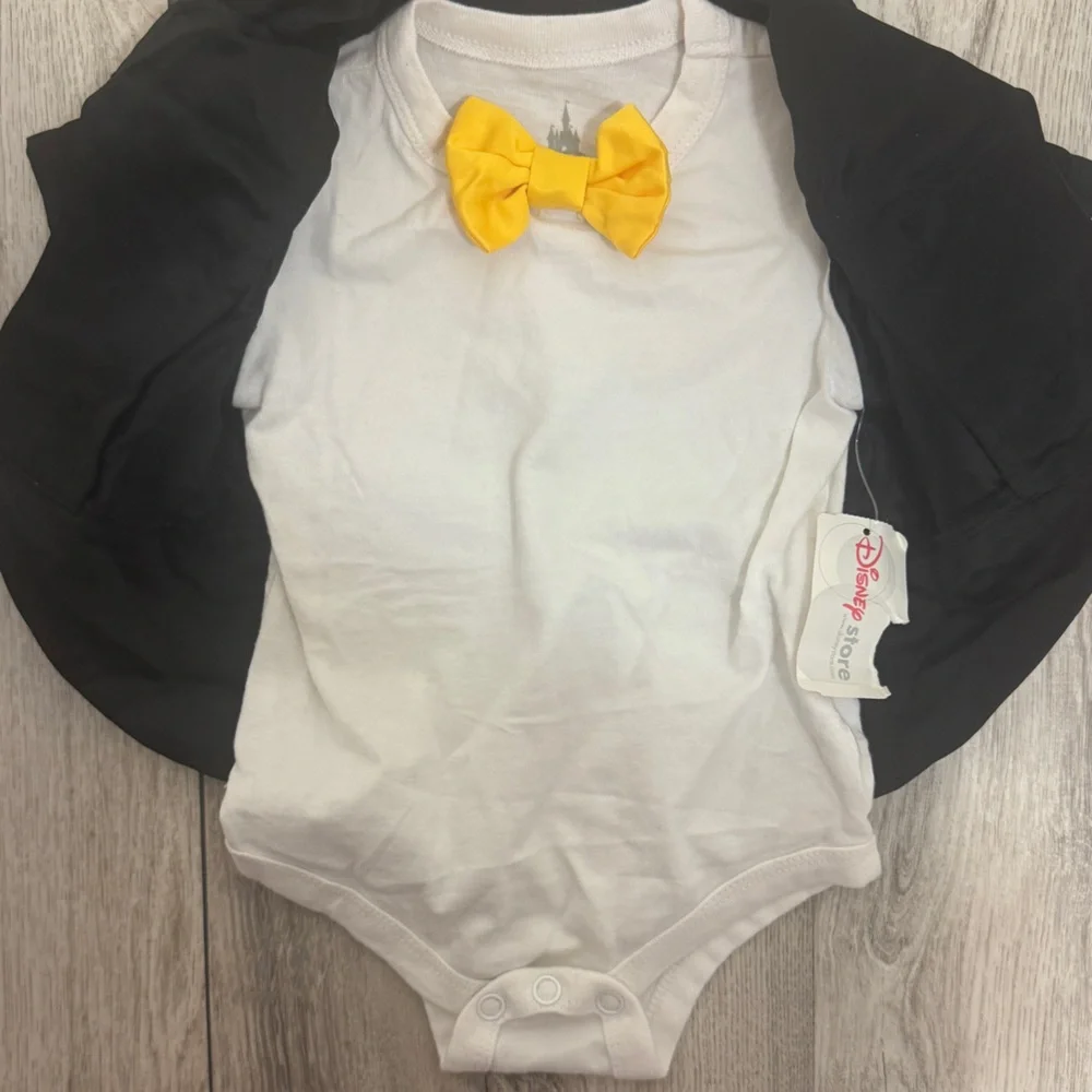 Disney Parks Mickey Baby Onesie with Yellow Bow Tie Costume